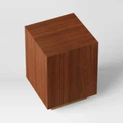 Wood And Metal Plinth Accent Table - Threshold™ -Decor Home GUEST b0aa5303 be68 469f af51 3993844f9d1c