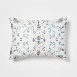 5pc Floral Border Print Comforter Bedding Set Blue/Pink/Yellow - Threshold™ -Decor Home GUEST b100c6a5 e1bc 49cc bb5b 2fda763f0311