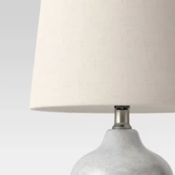 Assembled Ceramic Table Lamp Gray - Threshold™ -Decor Home GUEST b5840a57 b2c1 4e90 b715 6f6af5e82654