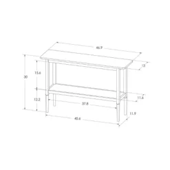 Gretna Narrow Console Table Natural - Threshold™ -Decor Home GUEST b7d8608f 12ef 4698 94da 334982ec016f