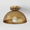 Valencia Flush Mount Ceiling Light Brass - Threshold™ -Decor Home GUEST b98a9a40 143f 4749 b4e0 f18af9f674b9