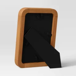 Rounded Corner Medium Wood Single Image Table Frame Brown - Threshold™ -Decor Home GUEST bda219e0 4819 4b0b a7d5 f38413072ffe