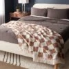 60"x80" Woven Cotton Checkered Bed Throw - Threshold™