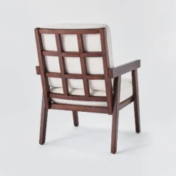 Grantsville Wood Frame Accent Chair With Grid Back - Threshold™ Designed With Studio McGee 10 Grantsville Wood Frame Accent Chair With Grid Back - Threshold™ Designed With Studio McGee -Decor Home GUEST c413361e a903 45e3 9f19 7ac166bd22f3