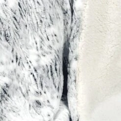 Tipped Snow Leopard Faux Fur Reversible Throw Blanket - Threshold™ -Decor Home GUEST c5d0741c fee3 4eca aa69 0a3cd0783aba