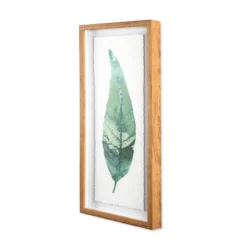 (Set Of 3) 28"x12" Framed Leaves Decorative Wall Art White - Threshold™ -Decor Home GUEST c5e9b8e6 0d03 4546 a2ff 5780b3b021fd