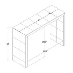Ogden Burled Wood Console Table - Threshold™ Designed With Studio McGee -Decor Home GUEST c9d87896 2f67 4a2a 9ba3 39f9f44679da