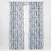 1pc Light Filtering Charade Floral Window Curtain Panel - Threshold™ -Decor Home GUEST d0444ca8 0151 4032 9abf 9be4751d6730