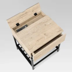 Loring End Table With Charging Station - Threshold™ -Decor Home GUEST d4b23323 607f 4bd3 9988 eaac3936810f