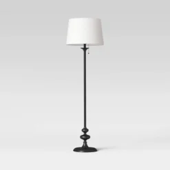 Londonberry Stick Floor Lamp Black - Threshold™ -Decor Home GUEST d8eee44e fb02 4fa5 9c20 c5e2a2730b47