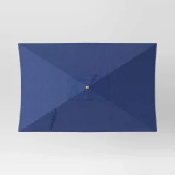 10'x6' Rectangular Market Patio Umbrella - Light Wood Pole - Threshold™ -Decor Home GUEST da953ab7 3018 4b76 8764 bfa251530b2a