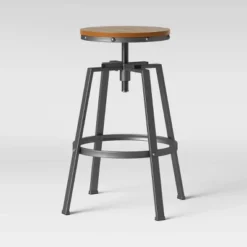 Lewiston Adjustable Swivel Barstool - Threshold -Decor Home GUEST df723cda 86b6 4e6b b5c9 27ac49310540