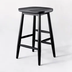 Haddonfield All Wood Backless Counter Height Barstool - Threshold™ Designed With Studio McGee -Decor Home GUEST e02d56a8 64c7 4e97 b628 7ee251d5a11d