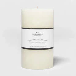 Pillar Candle Soft Cotton White - Threshold™ 13 Pillar Candle Soft Cotton White - Threshold™ -Decor Home GUEST e33e65cc 6e9c 4c2e 826e d6c186eac650