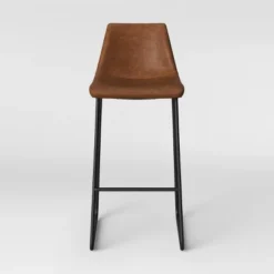 Bowden Faux Leather Barstool - Threshold™ -Decor Home GUEST e58c918a 7f24 44b0 a4b7 f8d289ca598f