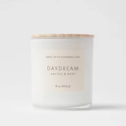 Wood Lidded Glass Wellness Daydream Candle - Threshold™ -Decor Home GUEST e7678411 c900 447e 88b9 57b15bd05ed0