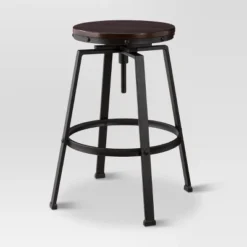 Lewiston Adjustable Swivel Barstool - Threshold -Decor Home GUEST e8c80e44 b156 4dab 97d8 73bd44ac4a60
