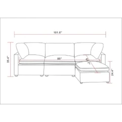 4pc Allandale Modular Sectional Sofa Set Gray - Threshold™ -Decor Home GUEST e98f9434 244c 4a06 a88e b03b6016a2f1