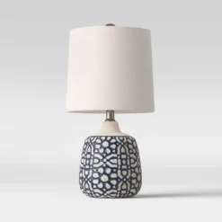 Assembled Ceramic Table Lamp Blue - Threshold™ -Decor Home GUEST eebdc7b4 b4c2 498c 8aa2 5c9883583dfe
