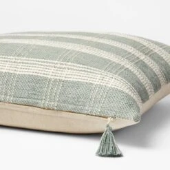 Woven Plaid Throw Pillow With Tassel Zipper - Threshold™ Designed With Studio McGee -Decor Home GUEST f0347132 f80f 4dac 84d2 18214a07c267