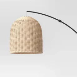 Addison Arc Floor Lamp With Natural Rattan Shade - Threshold™ -Decor Home GUEST f0a65e9b 915e 44cf b86d b7a12da8e8a2