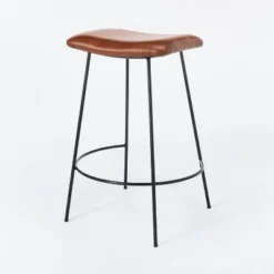 Clarkston Metal Counter Height Barstool With Upholstered Seat - Threshold™ Designed With Studio McGee -Decor Home GUEST f178119f 0fe3 43a4 ad93 334f1320cdb3