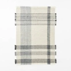Laurelhurst Indoor/Outdoor Plaid Rug Black/White - Threshold™ Designed With Studio McGee -Decor Home GUEST f399b605 bcef 4104 8333 f7d9f5288045