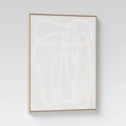 (Set Of 2) 24" X 30" Line Drawing Wall Canvases Gray/White - Threshold™ -Decor Home GUEST f4700fef 07ff 477f b4f6 94f1f5ce7ae7