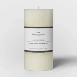 Pillar Candle Soft Cotton White - Threshold™ 11 Pillar Candle Soft Cotton White - Threshold™ -Decor Home GUEST f4713196 2100 4643 9a46 22b33129a00c