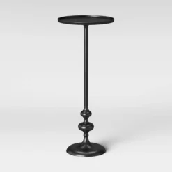 Londonberry Turned Metal Accent Table Black - Threshold -Decor Home GUEST f6fb4cf2 6e25 4ecd 9288 beaa0df56319