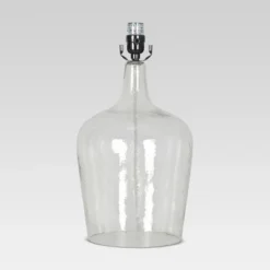 Artisan Glass Jug Large Lamp Base Clear - Threshold -Decor Home GUEST fa8c3f0d 9a77 43c5 bcf0 fa3029cfdd77