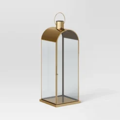 Metal Lantern Gold - Threshold™ -Decor Home GUEST ffd8ca15 12f3 4b61 bfb7 11cb5dc1399f